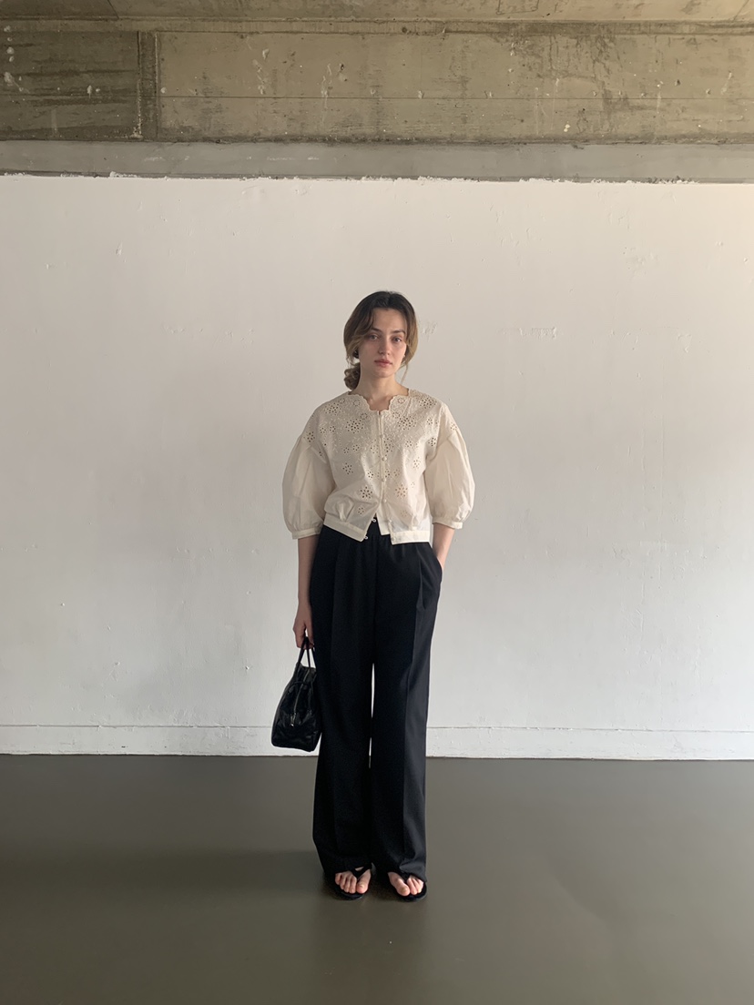 LOGARDEN韓國代購女士新款休閑25春夏人氣時尚職業襯衫蕾絲衫LO GARDEN襯衫/蕾絲衫