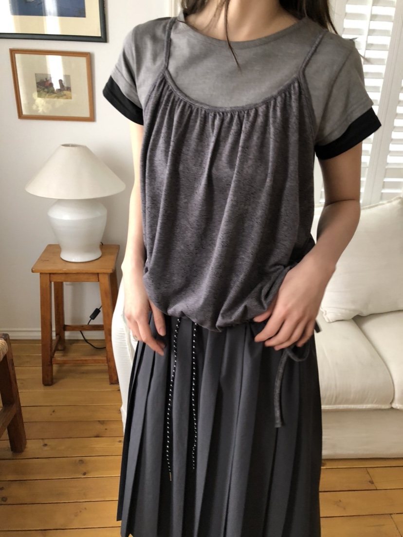 FLASH韓國代購女裝新款25春夏職業時尚休閑推薦人氣吊帶背心FLASH吊帶/背心