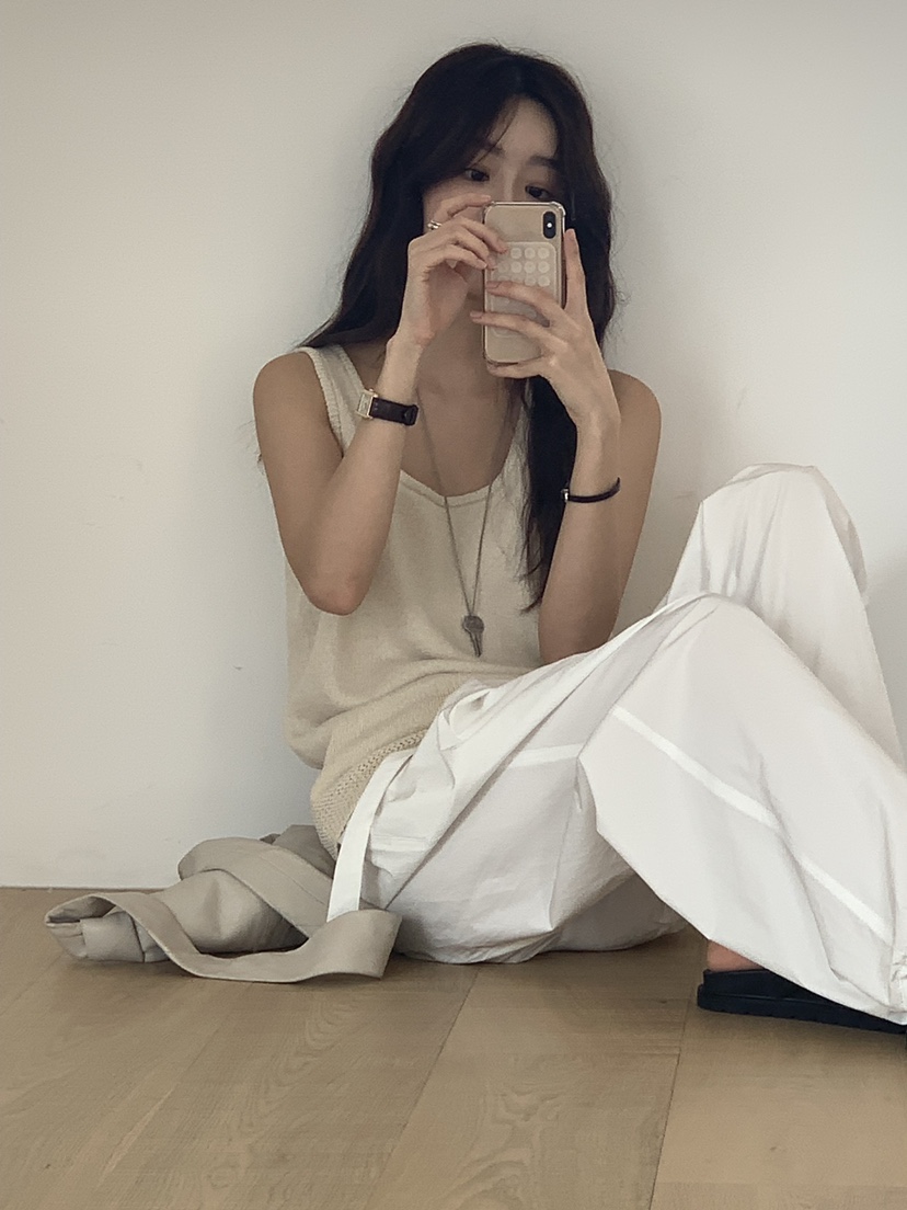 BAKING POWDER東大門代購女裝新款職業25春夏真品吊帶背心BAKING POWDER吊帶/背心