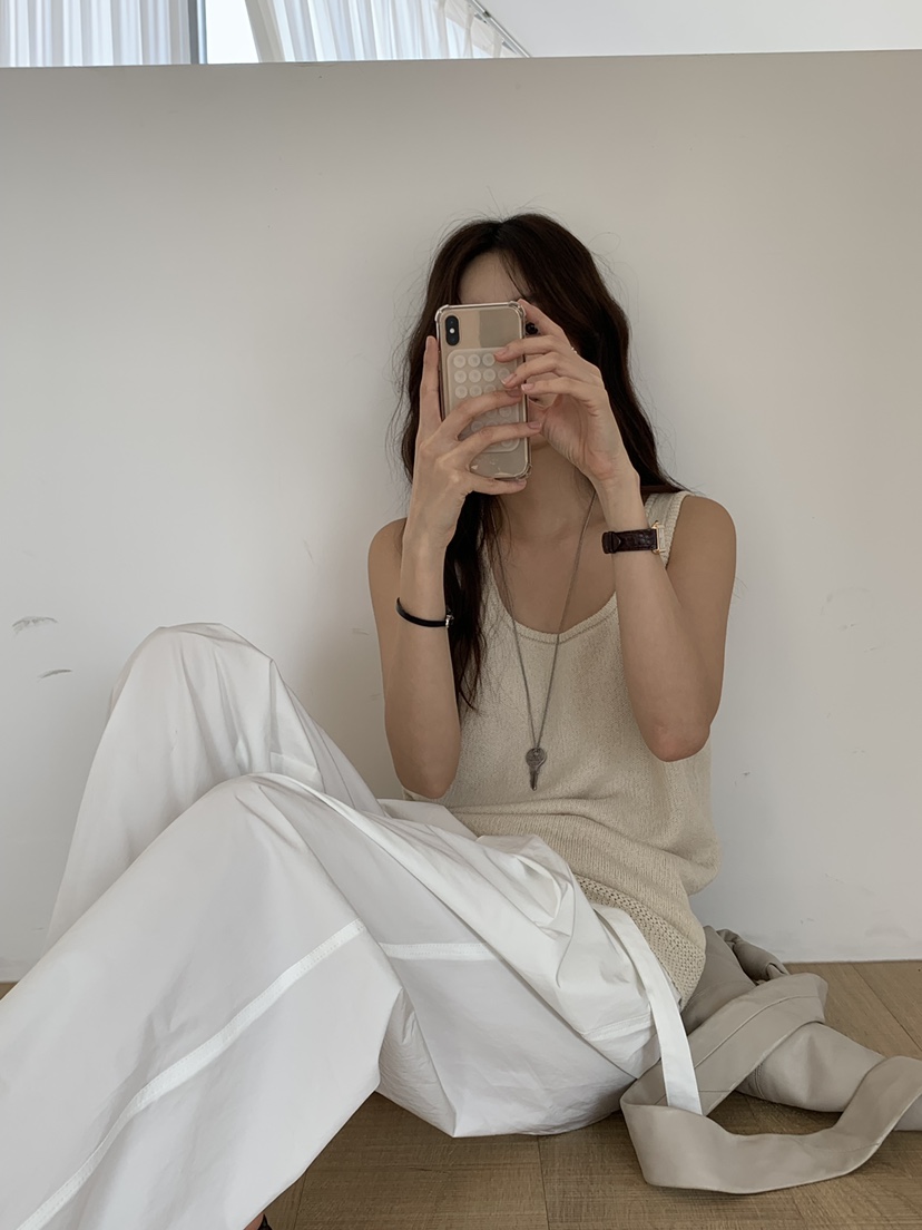 BAKING POWDER東大門代購女裝新款職業25春夏真品吊帶背心BAKING POWDER吊帶/背心