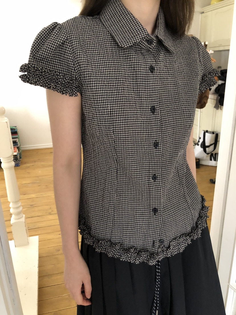 FLASH東大門實拍女士新款時尚熱賣真品休閑人氣25春夏襯衫蕾絲衫FLASH襯衫/蕾絲衫