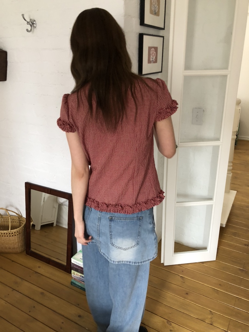 FLASH東大門實拍女士新款時尚熱賣真品休閑人氣25春夏襯衫蕾絲衫FLASH襯衫/蕾絲衫