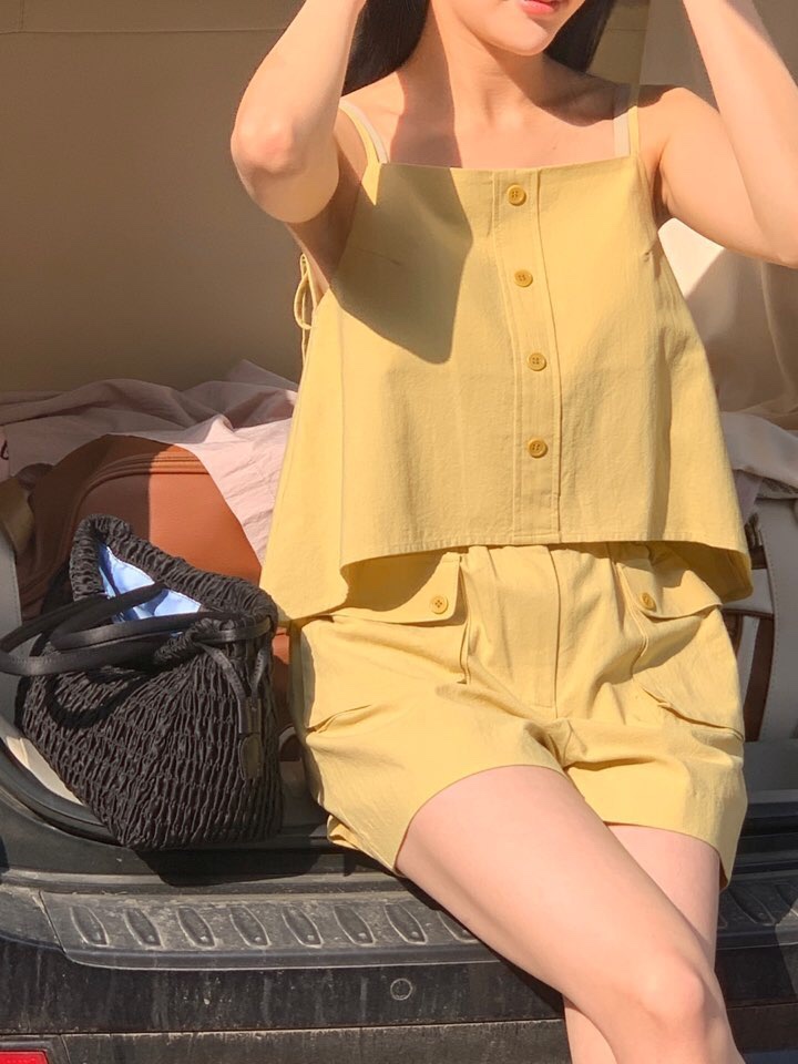 LA_TERRE東大門代購女裝新款真品25春夏推薦時尚休閑吊帶背心LA_TERRE吊帶/背心