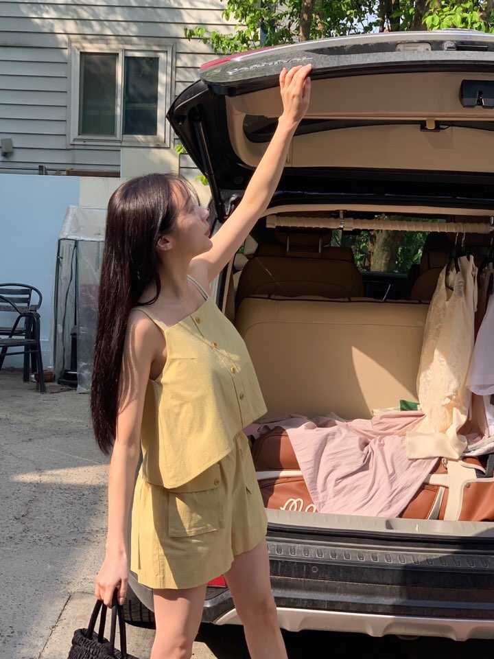 LA_TERRE東大門代購女裝新款真品25春夏推薦時尚休閑吊帶背心LA_TERRE吊帶/背心