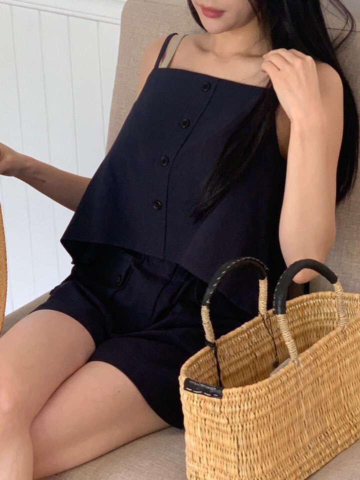 LA_TERRE東大門代購女裝新款真品25春夏推薦時尚休閑吊帶背心LA_TERRE吊帶/背心