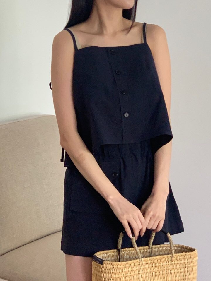 LA_TERRE東大門代購女裝新款真品25春夏推薦時尚休閑吊帶背心LA_TERRE吊帶/背心