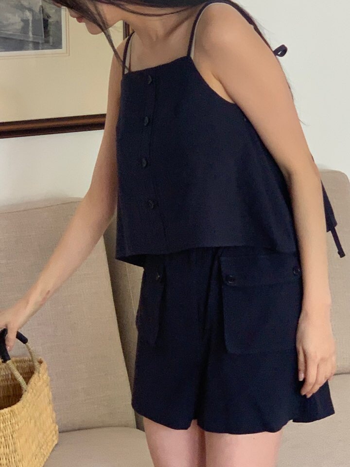 LA_TERRE東大門代購女裝新款真品25春夏推薦時尚休閑吊帶背心LA_TERRE吊帶/背心