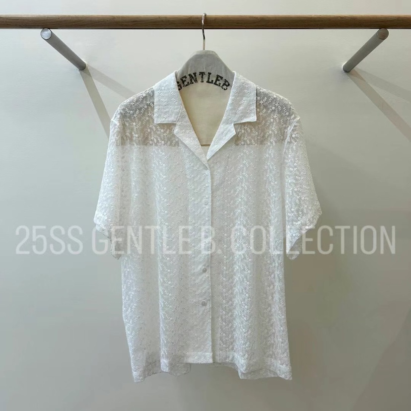 GENTLE B韓國代購女士新款時尚25春夏人氣推薦熱賣襯衫蕾絲衫GENTLE B襯衫/蕾絲衫