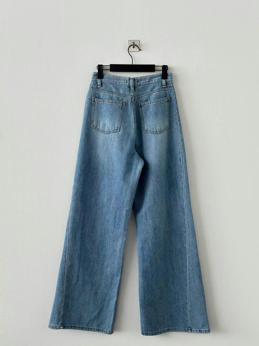 DOTNODI(無品牌標)東大門代購女士新品人氣25春夏休閑牛仔褲DOTNODI牛仔褲