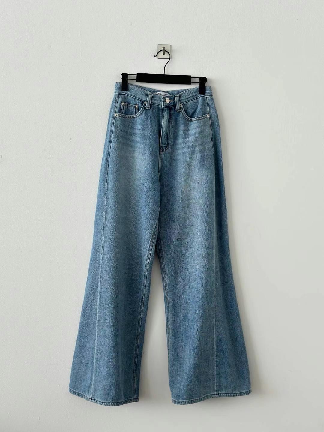 DOTNODI(無品牌標)東大門代購女士新品人氣25春夏休閑牛仔褲DOTNODI牛仔褲