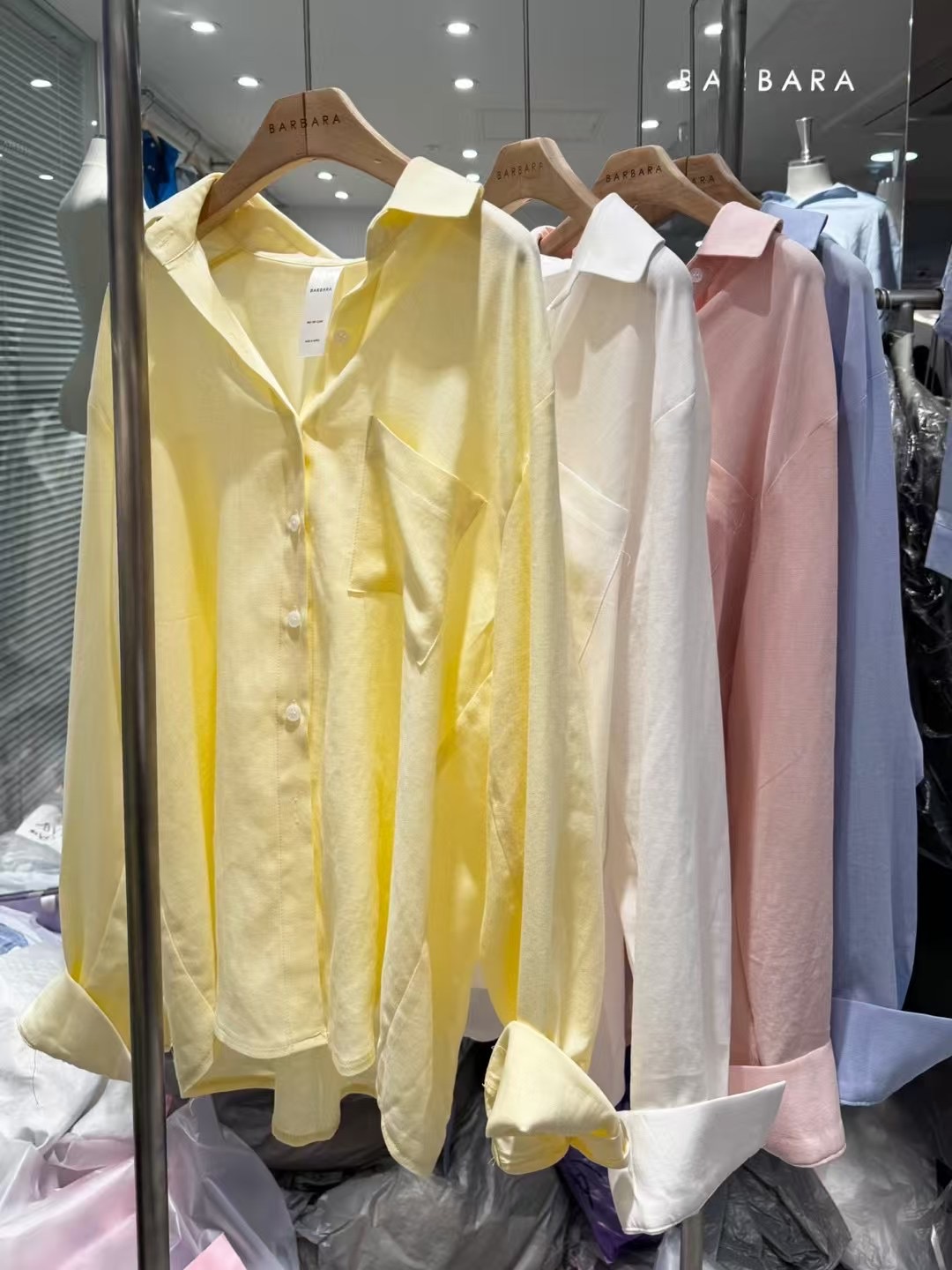 THE BARBARA東大門實拍女士新品真品職業時尚休閑襯衫蕾絲衫THE BARBARA襯衫/蕾絲衫