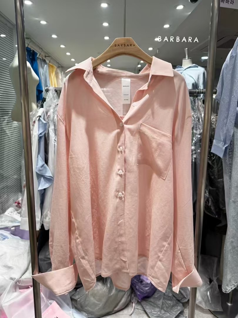 THE BARBARA東大門實拍女士新品真品職業時尚休閑襯衫蕾絲衫THE BARBARA襯衫/蕾絲衫圖色2
