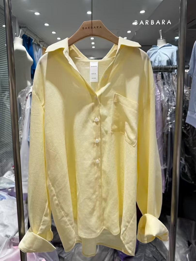 THE BARBARA東大門實拍女士新品真品職業時尚休閑襯衫蕾絲衫THE BARBARA襯衫/蕾絲衫圖色3
