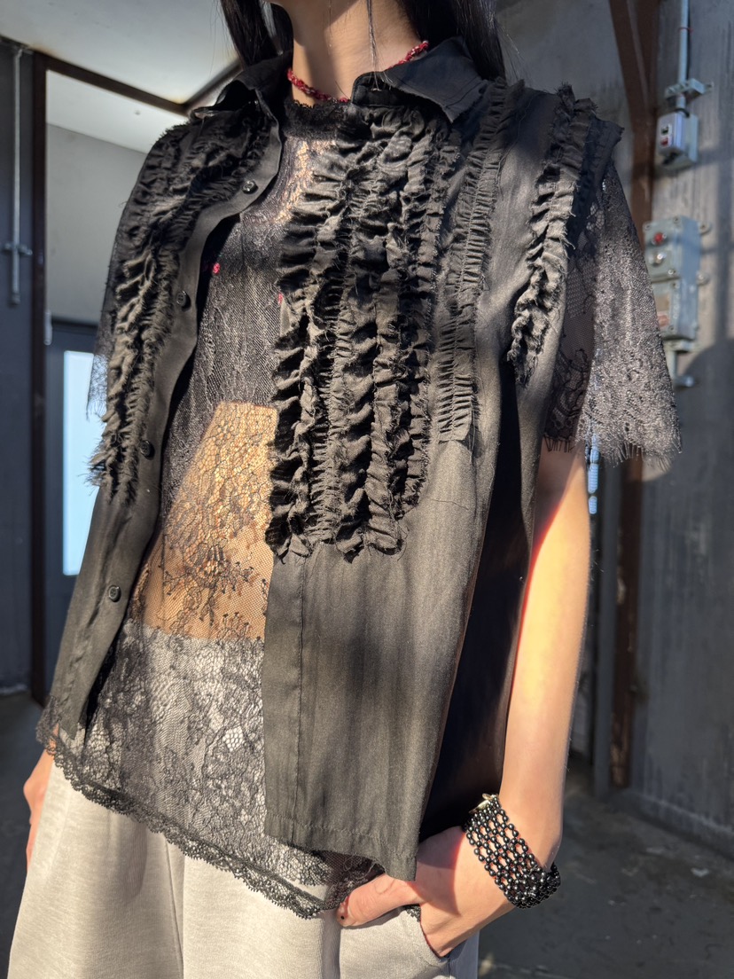 FRANC—L東大門代購女裝新品職業人氣推薦真品25春夏襯衫蕾絲衫FRANC襯衫/蕾絲衫