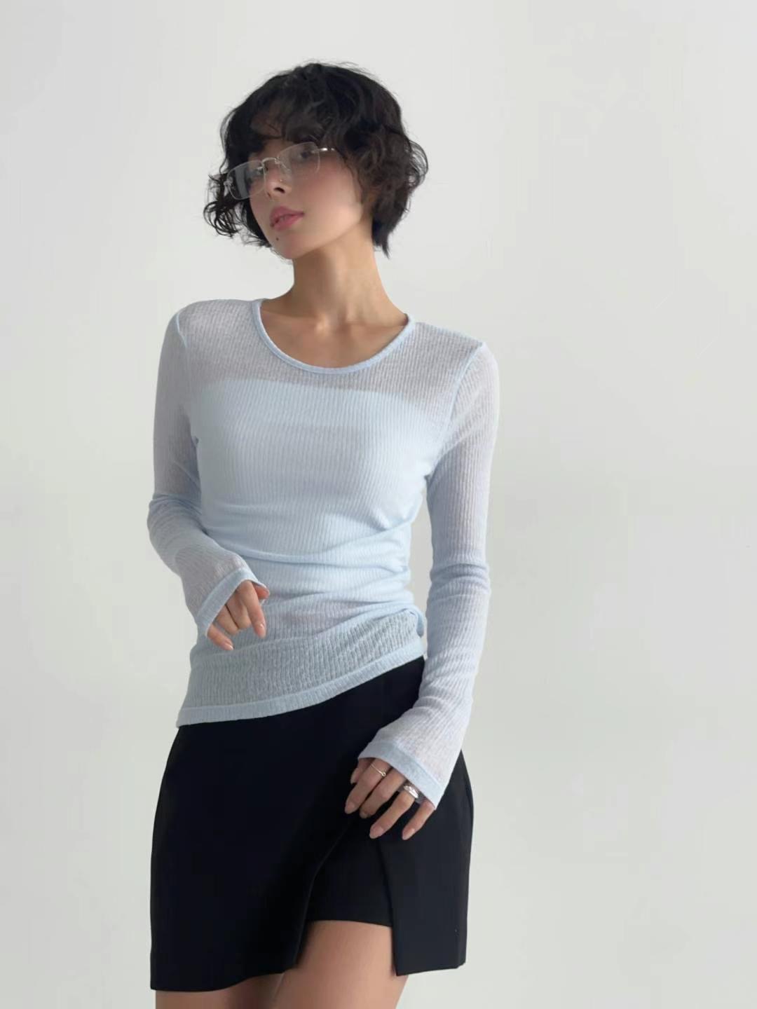 HIGHCOLOR東大門代購女士新品時尚熱賣真品25春夏推薦職業T恤HIGHCOLORT恤