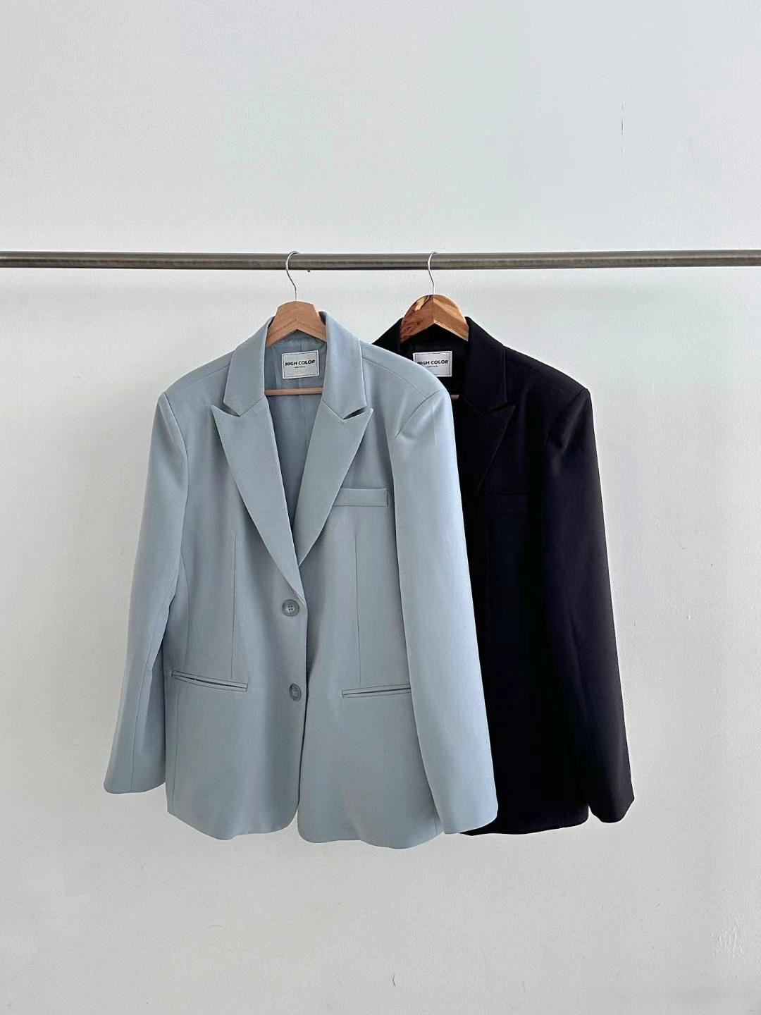 HIGHCOLOR東大門直郵女士新品休閑時尚25春夏熱賣人氣職業夾克HIGHCOLOR夾克