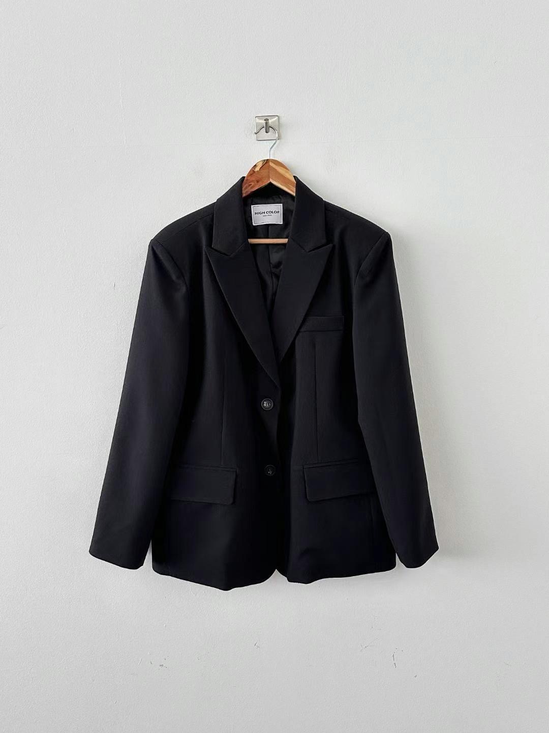 HIGHCOLOR東大門直郵女士新品休閑時尚25春夏熱賣人氣職業夾克HIGHCOLOR夾克圖色2