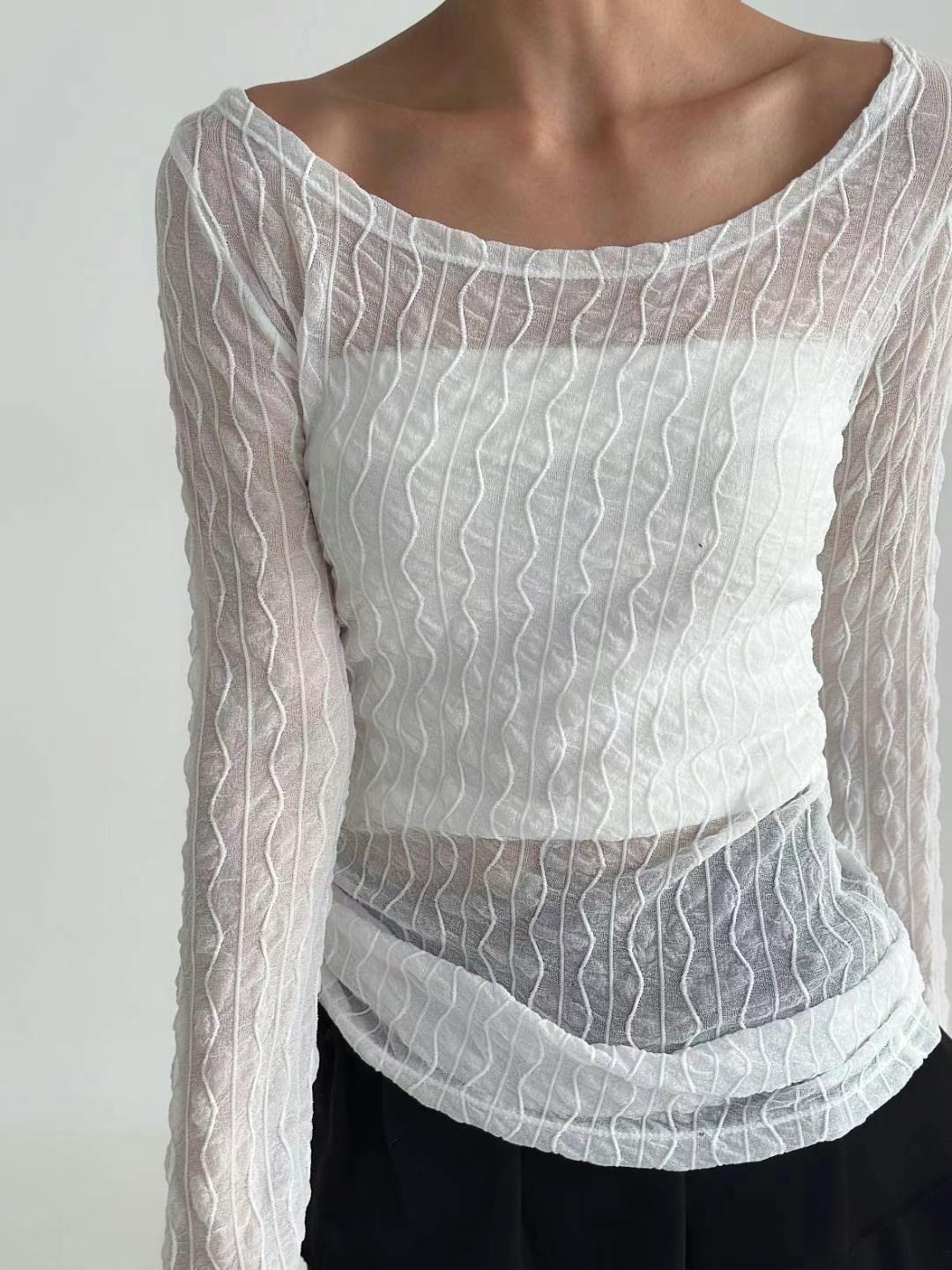 DOTNODI(無品牌標)東大門代購女裝新品推薦真品25春夏針織衫DOTNODI針織衫