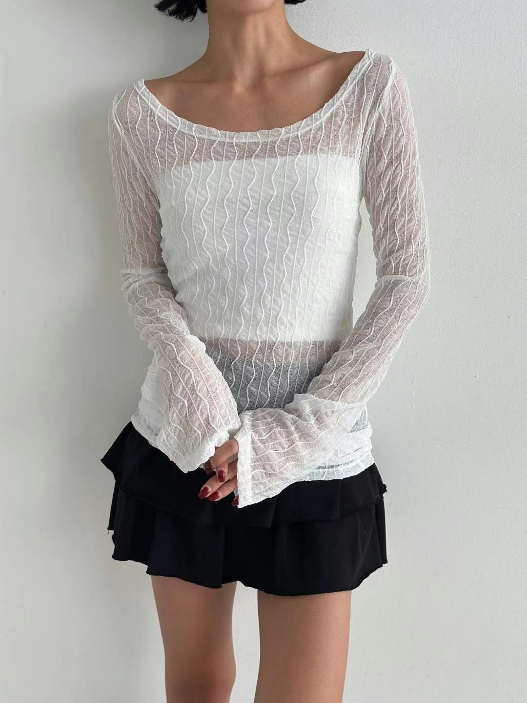 DOTNODI(無品牌標)東大門代購女裝新品推薦真品25春夏針織衫DOTNODI針織衫