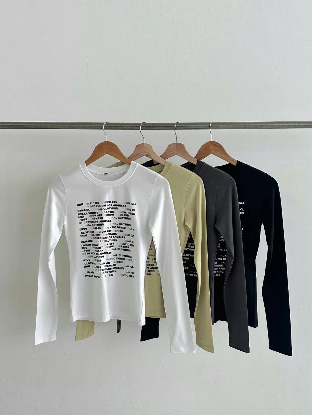 DOTNODI(無品牌標)東大門實拍女裝新品真品熱賣時尚長袖T恤DOTNODI長袖T恤