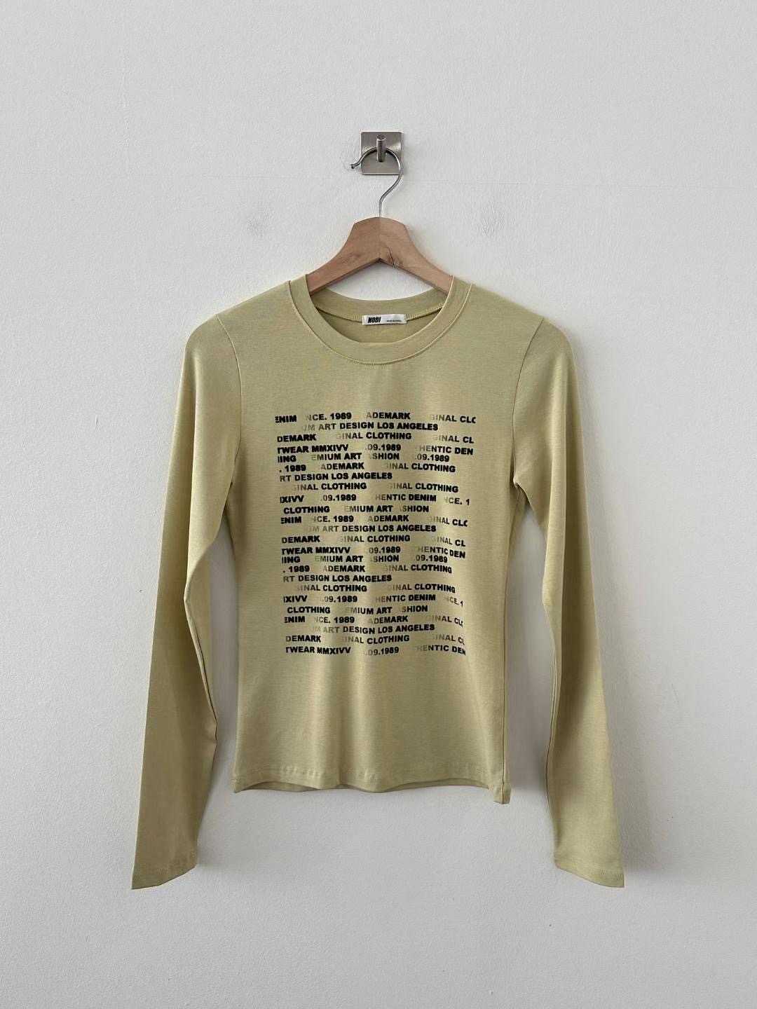 DOTNODI(無品牌標)東大門實拍女裝新品真品熱賣時尚長袖T恤DOTNODI長袖T恤圖色2