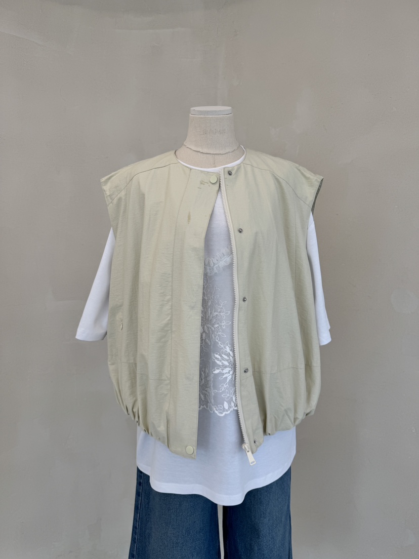 LAUNDRY東大門代購女裝新品25春夏推薦人氣休閑職業馬甲拉鏈LAUNDRY馬甲