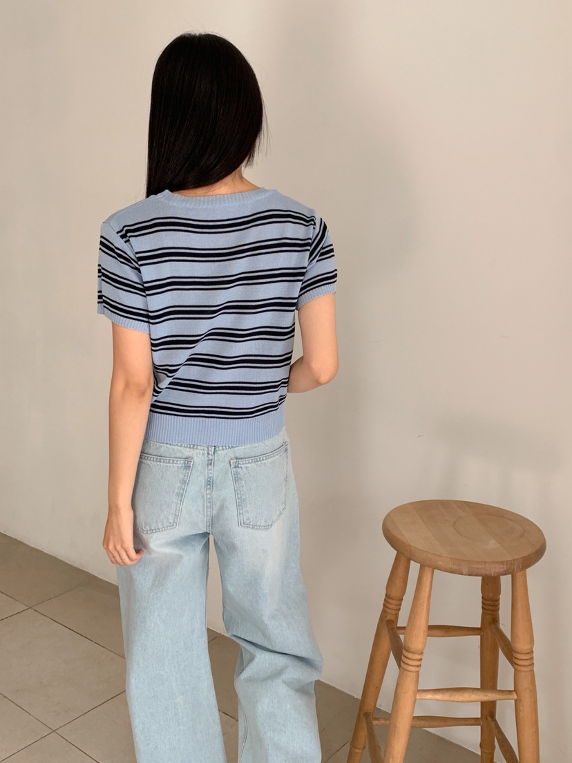 DARLUZ_MI韓國直郵女士新品時尚25春夏熱賣人氣休閑真品針織衫DARLUZ_MI針織衫