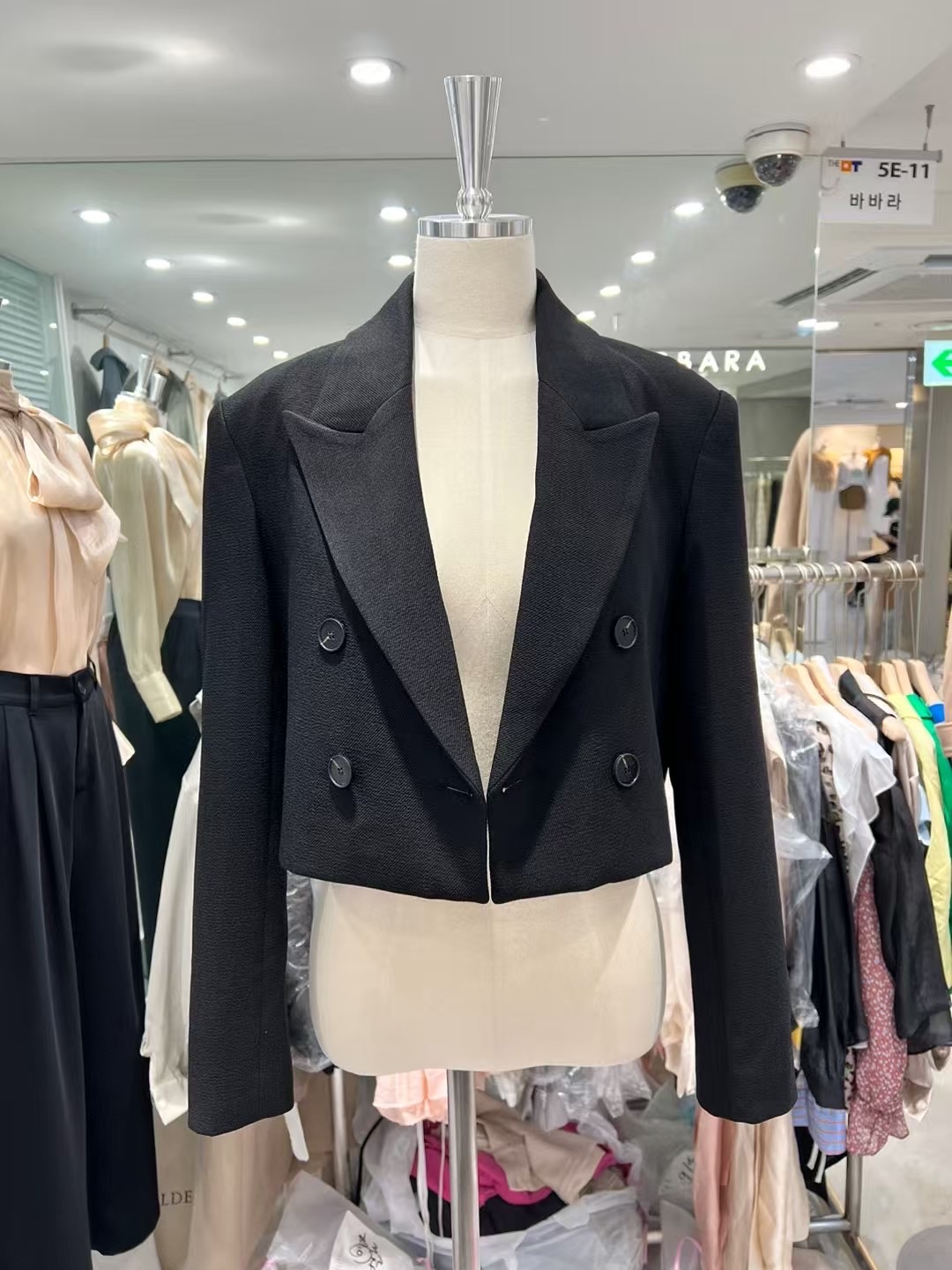THE BARBARA韓國代購女士新品人氣真品職業25春夏夾克短款THE BARBARA夾克圖色5