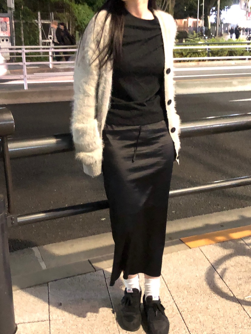 NOPROBLEM東大門代購女裝新品25春夏推薦職業時尚熱賣長裙柔軟NOPROBLEM長裙