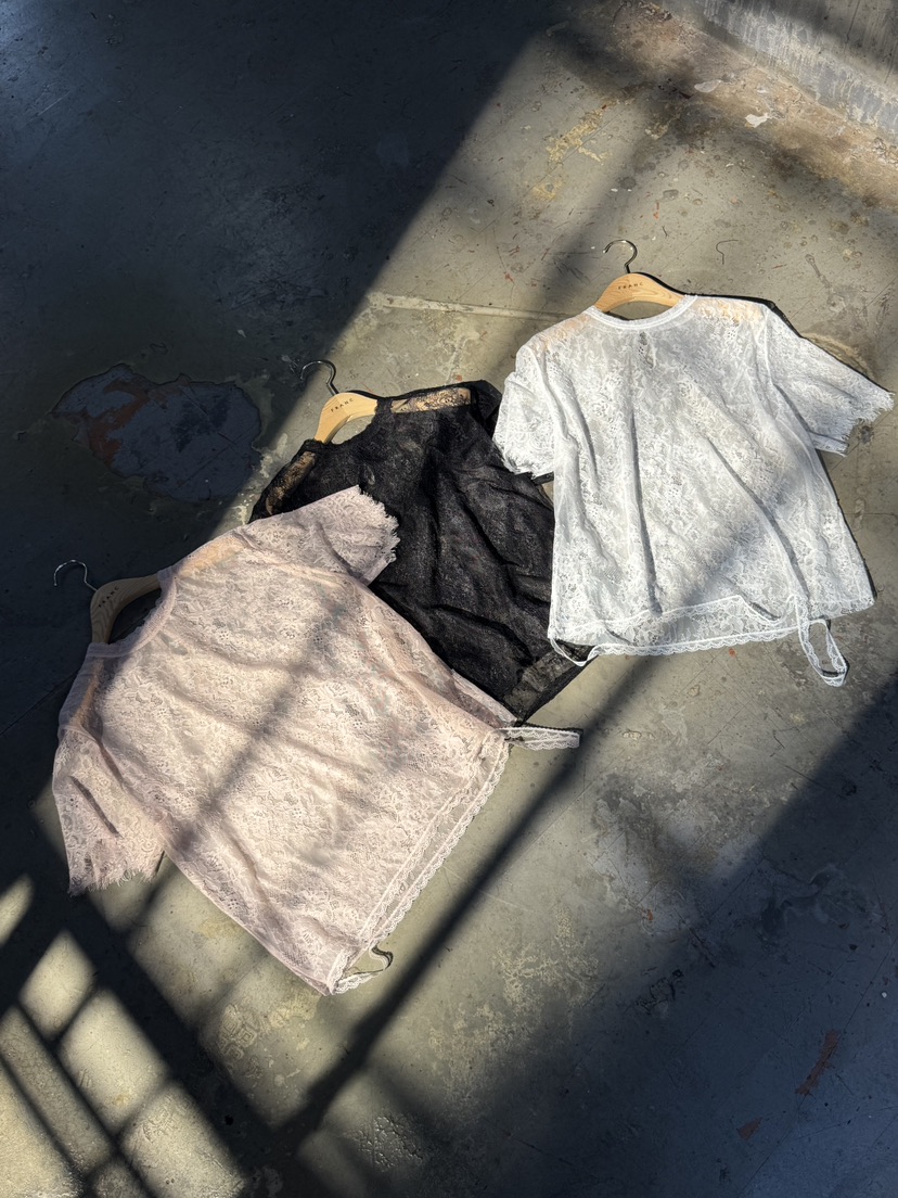 FRANC—L韓國代購女裝新品熱賣推薦職業時尚襯衫蕾絲衫蕾絲FRANC襯衫/蕾絲衫