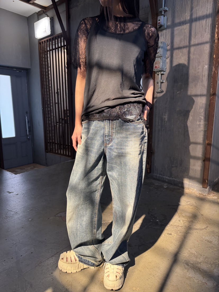 FRANC—L韓國代購女裝新品熱賣推薦職業時尚襯衫蕾絲衫蕾絲FRANC襯衫/蕾絲衫