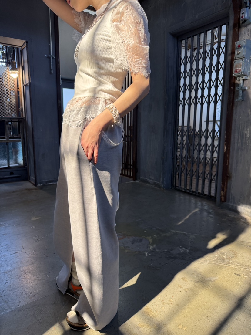 FRANC—L韓國代購女裝新品熱賣推薦職業時尚襯衫蕾絲衫蕾絲FRANC襯衫/蕾絲衫