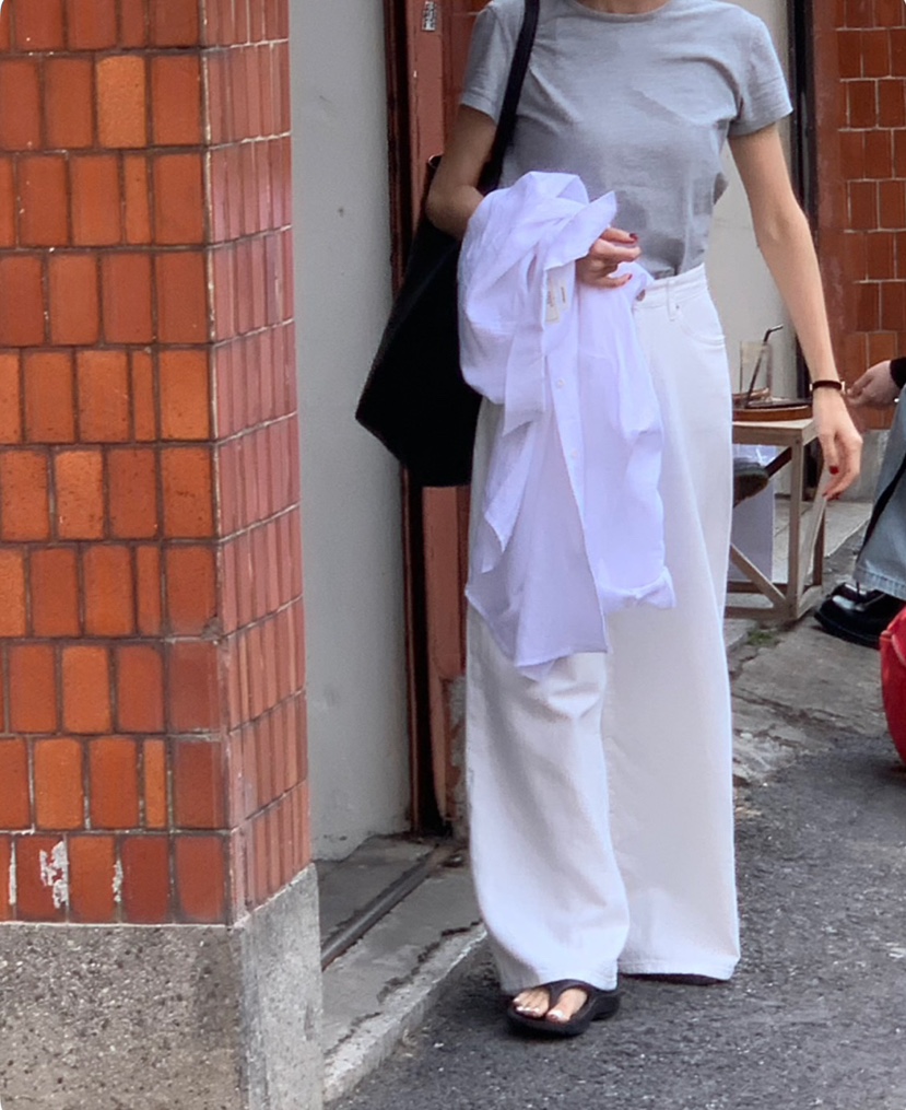 A Flan東大門直郵女士新款休閑時尚25春夏人氣熱賣真品T恤AFN/A FlanT恤