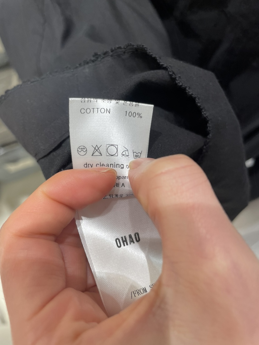 OHAO東大門代購女士新品熱賣25春夏人氣推薦真品襯衫蕾絲衫OHAO/HA MONG襯衫/蕾絲衫