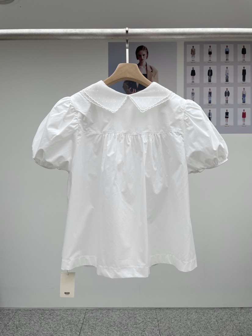 MADE-P東大門代購女士新款熱賣人氣推薦25春夏休閑襯衫蕾絲衫MADE-P襯衫/蕾絲衫