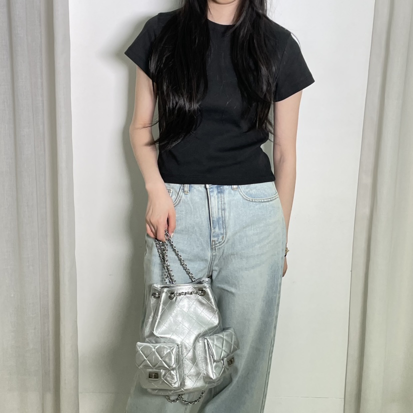 J PLACE韓國直郵女士新品25春夏時尚熱賣職業人氣雙肩背包J PLACE雙肩背包