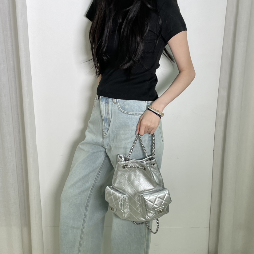 J PLACE韓國直郵女士新品25春夏時尚熱賣職業人氣雙肩背包J PLACE雙肩背包