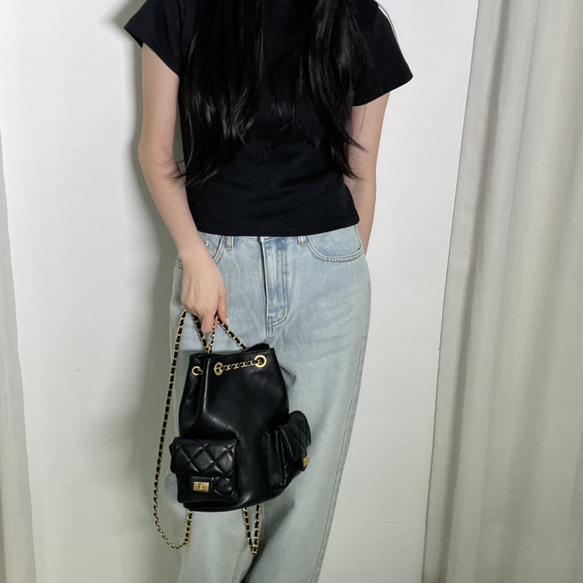J PLACE韓國直郵女士新品25春夏時尚熱賣職業人氣雙肩背包J PLACE雙肩背包