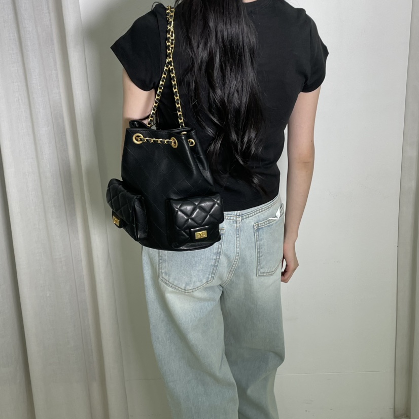J PLACE韓國直郵女士新品25春夏時尚熱賣職業人氣雙肩背包J PLACE雙肩背包