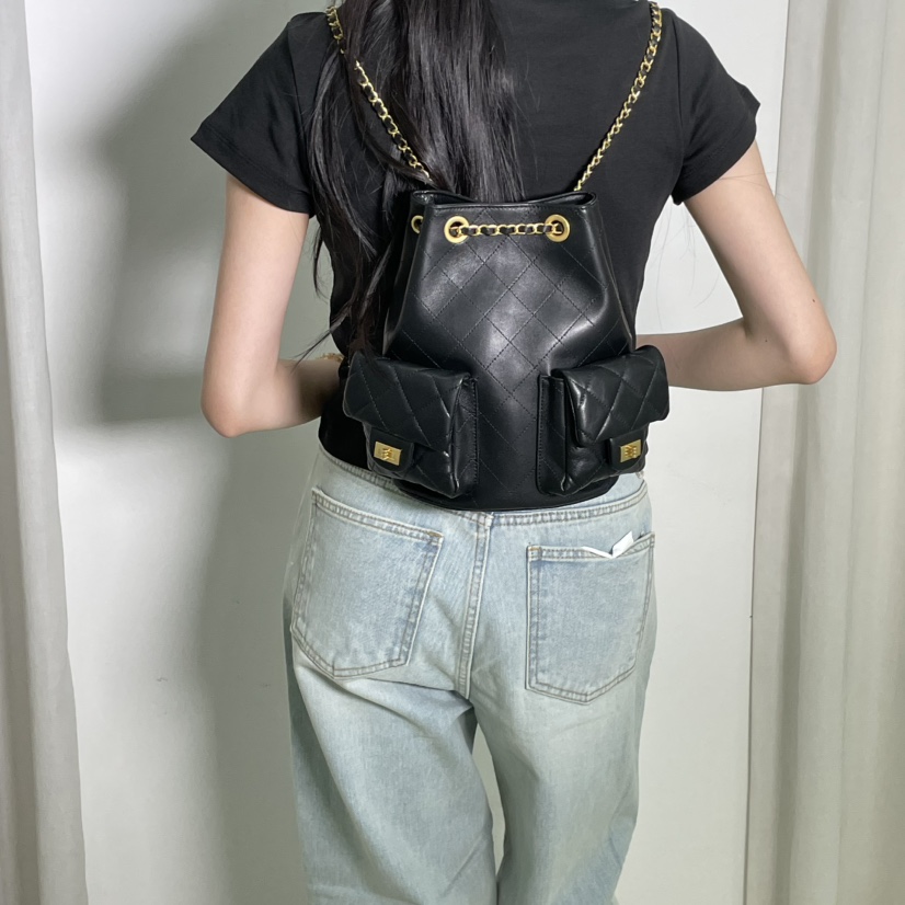 J PLACE韓國直郵女士新品25春夏時尚熱賣職業人氣雙肩背包J PLACE雙肩背包