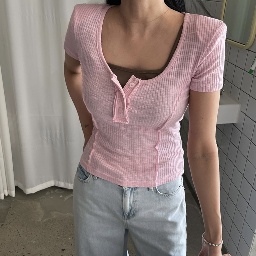 CELEBRITY-A東大門代購女裝新款25春夏熱賣時尚休閑職業T恤CELEBRITY-AT恤