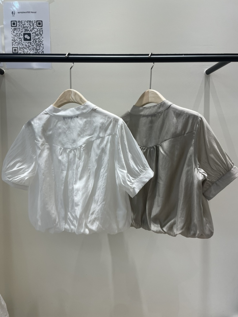 NEOUL東大門實拍女士新品25春夏時尚人氣熱賣休閑襯衫蕾絲衫NEOUL/ahin雙領標簽襯衫/蕾絲衫