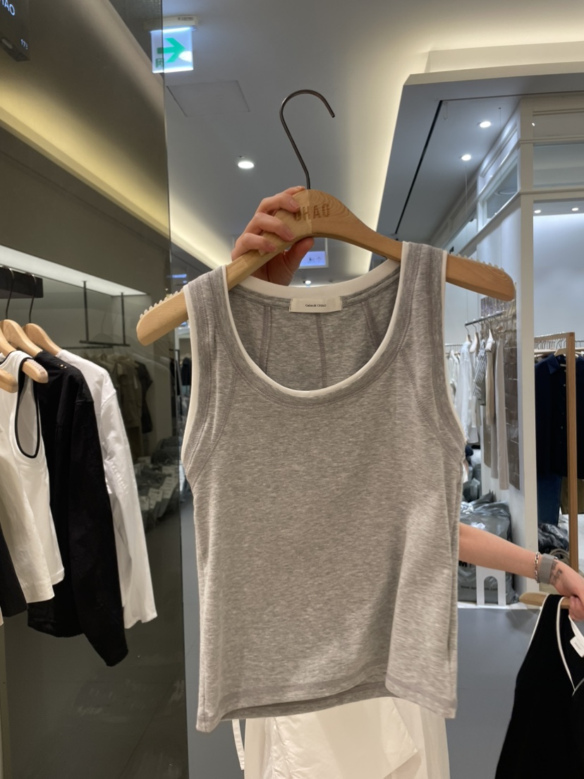 OHAO東大門直郵女裝新品真品職業熱賣休閑時尚人氣吊帶背心OHAO/HA MONG吊帶/背心圖色2