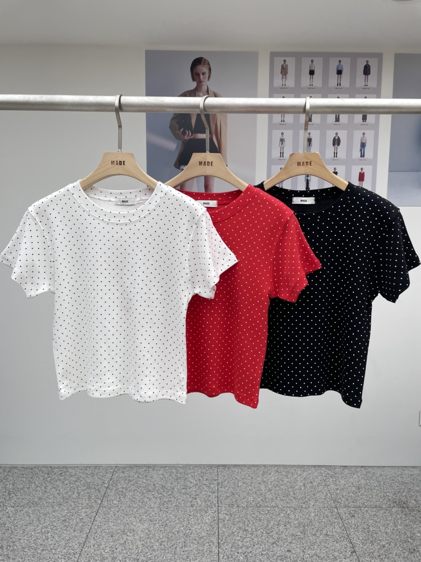 MADE-P東大門直郵女士新款時尚休閑熱賣推薦真品25春夏T恤MADE-PT恤