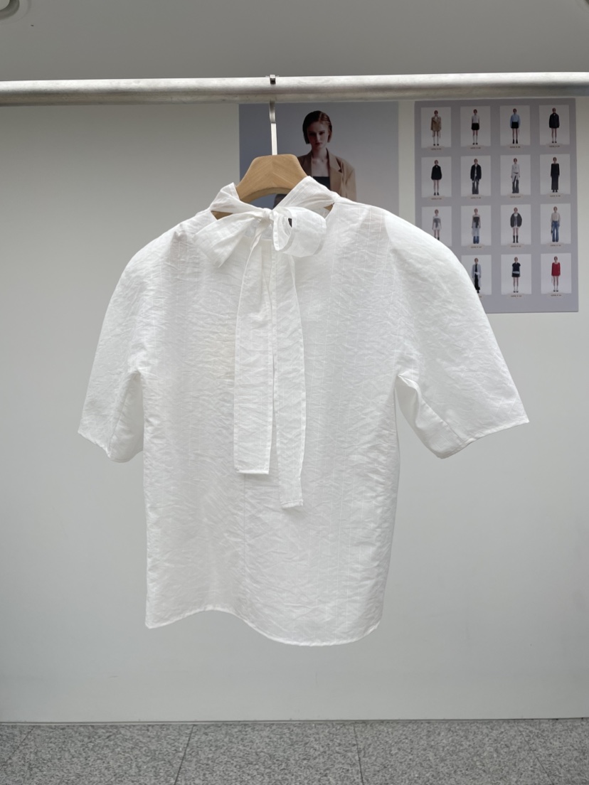 MADE-P韓國代購女士新品休閑推薦時尚25春夏職業襯衫蕾絲衫MADE-P襯衫/蕾絲衫