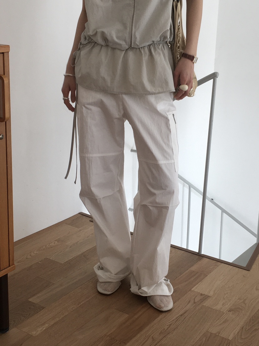 MONDAYMORING韓國代購女裝新款25春夏休閑熱賣時尚人氣休閑褲MONDAYMORING休閑褲
