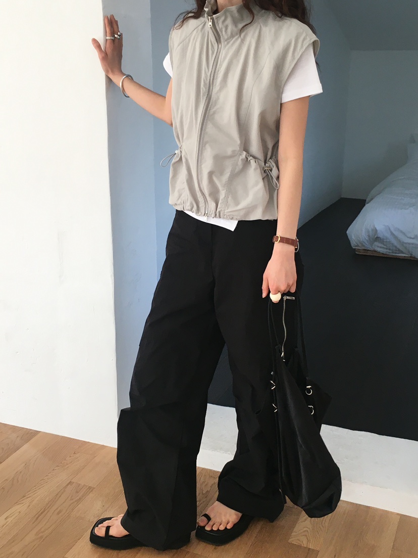 MONDAYMORING韓國代購女裝新款25春夏休閑熱賣時尚人氣休閑褲MONDAYMORING休閑褲