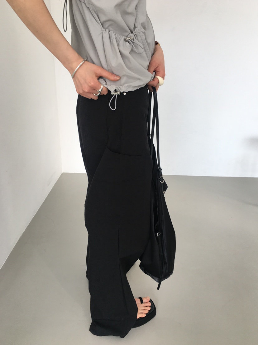 MONDAYMORING韓國代購女裝新款25春夏休閑熱賣時尚人氣休閑褲MONDAYMORING休閑褲