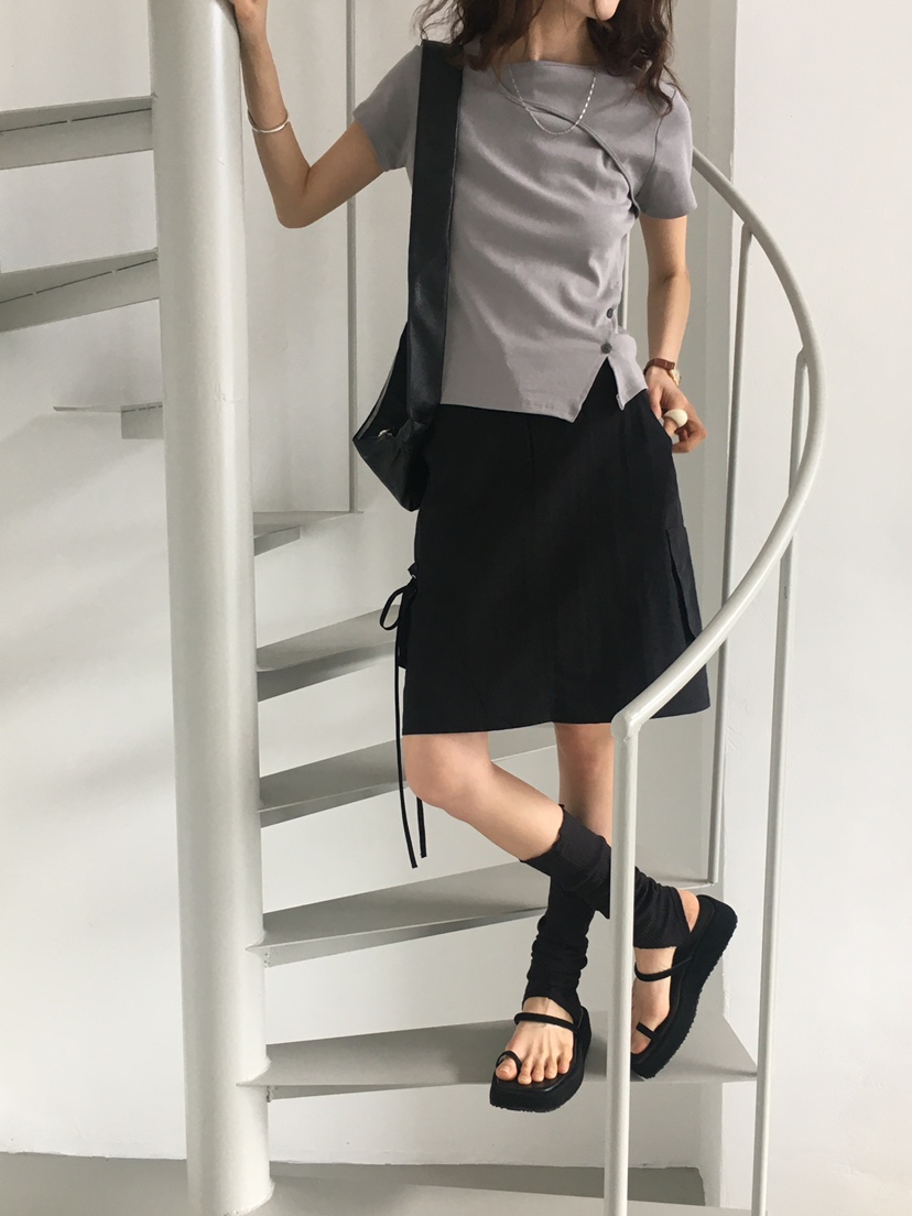 MONDAYMORING韓國直郵女裝新品職業真品推薦人氣半身裙中短裙MONDAYMORING半身裙/中短裙