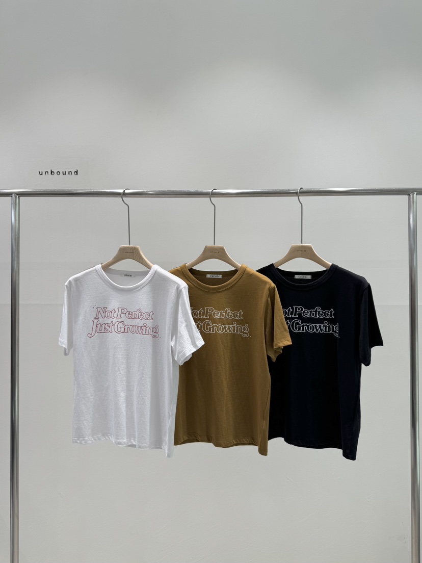 UNBOUND東大門實拍女士新品真品職業推薦25春夏熱賣人氣T恤UNBOUNDT恤